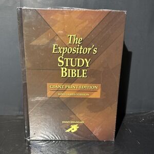 The Expositor's Study‎ Bible, Giant Print Edition, KJV  by Jimmy Swaggart - NEW